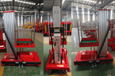 Single mast Aluminum Alloy Lift Platform