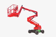 Articulated boom lift Battery type menu